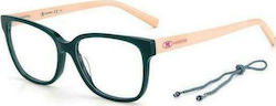 Missoni Damen Acetat Brillengestell Grüner MMI ...