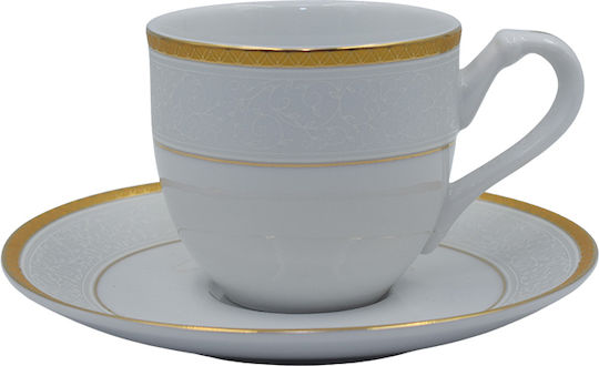 Bohemia Stefanotis Floribunda Tea Cup Set 6 Pieces