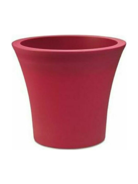 Plastona City Blumentopf Selbstbewässerung 40x38cm in Rosa Farbe 021.1101pin