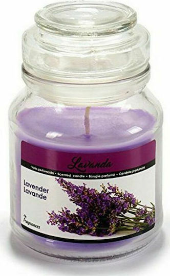 BigBuy Aromatic Candle in Jar with Lavender Scent 7x10cm