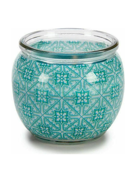 BigBuy Scented Candle Jar with Scent Fresh Light Blue 7.6x6.5cm 1pcs