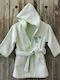 Nima Hooded Baby Bathrobe Happy Park Green