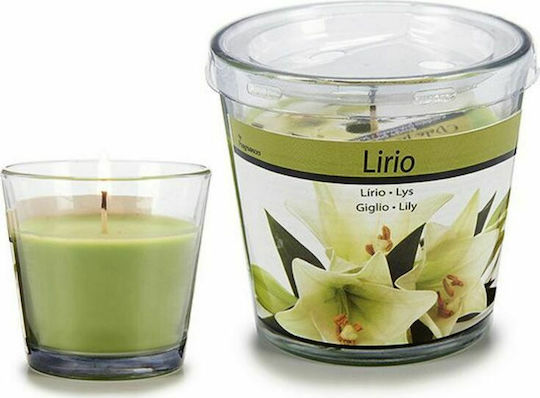 BigBuy Aromatic Candle in Jar with Lillium Perfume 9x9cm