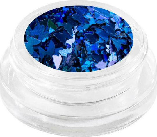 UpLac Butterflies Holo 08 Πούλιες για Νύχια σε Μπλε Χρώμα