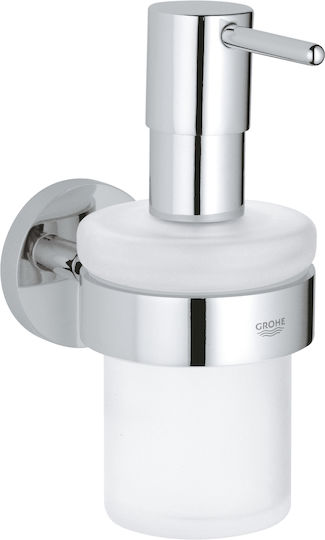 Grohe Essentials Επιτοίχιο Dispenser Μεταλλικό Ασημί Γυαλιστερό 160ml