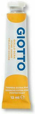 Giotto Tempera Tempera Colour Paint Tube 12ml Yellow