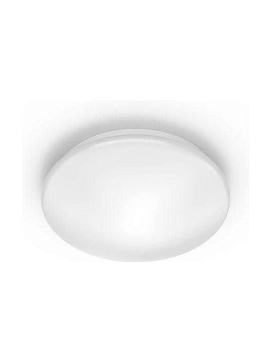Philips Moire Πλαφονιέρα Οροφής 25εκ. Λευκή με Ενσωματωμένο LED