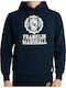 Franklin & Marshall Men's Sweatshirt with Hood and Pockets Navy