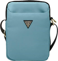 Guess Triangle Logo Backpack Tasche Light Blue ...