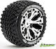 Louise Tire & Wheel ST-Hummer 2.8" Chrome 0-Offset Ersatzrad für Ferngesteuertes 1Stück