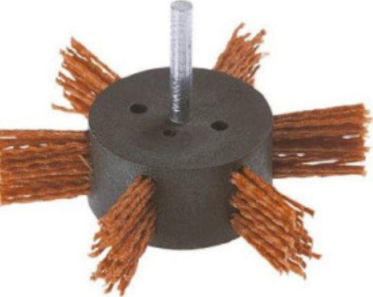 Wolfcraft 1512000 Bohrbürste aus Nylon für Bohrmaschine 100mm