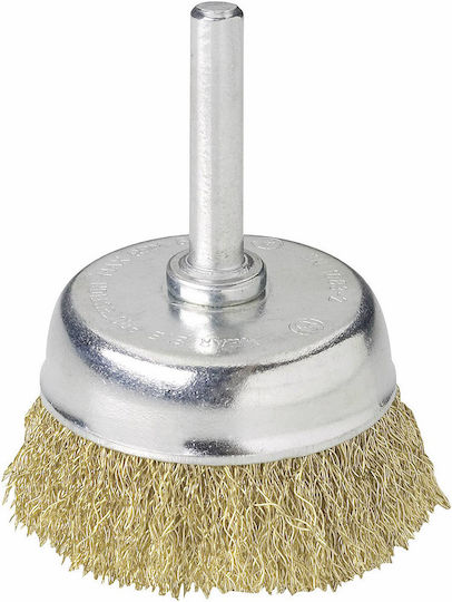 Wolfcraft 2112000 Wire Brush Bell for Drill 50mm