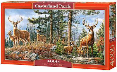 Royal Deer Family Puzzle 2D 4000 Bucăți