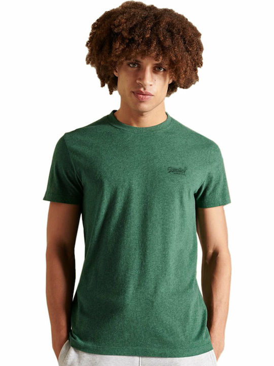 Superdry T-shirt Heritage Pine Green Marl