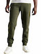 Sweatpants with Elastic Olive Marl