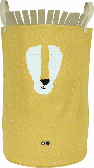 Trixie Kinder Aufbewahrungskorb aus Stoff Mr. Lion Gelb 40x40x60cm 1Stück