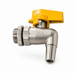 Biofan Chromium Oil/Wine Tap for Container with Thread 1/2