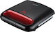 Human HU-128 Sandwich Maker 700W Rosso Nero