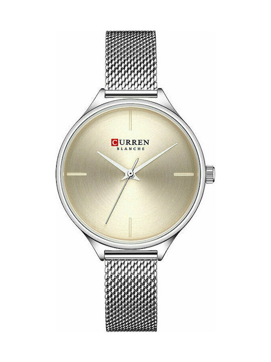 Curren Watch with Silver Metal Bracelet