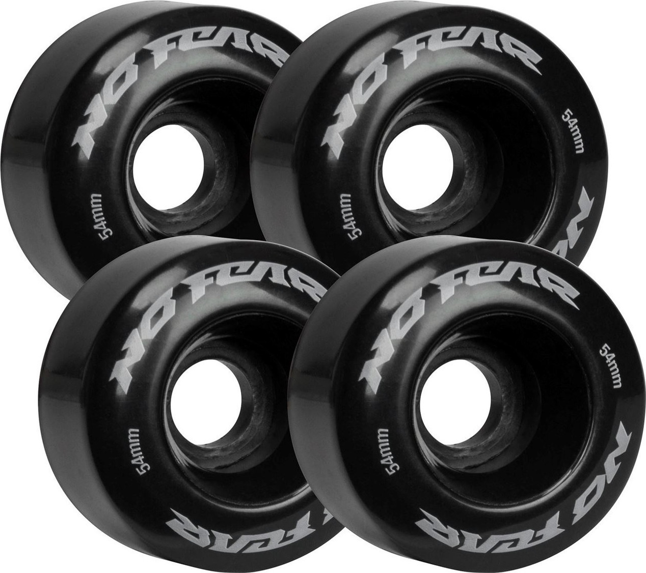 No Fear PVC Quad Skate Wheels Skroutz.gr