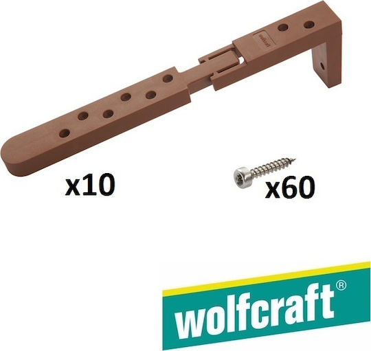 Wolfcraft Accesorii de Unelte Montare Pardoseală Extra Ghidaje Șuruburi 6973000 1buc