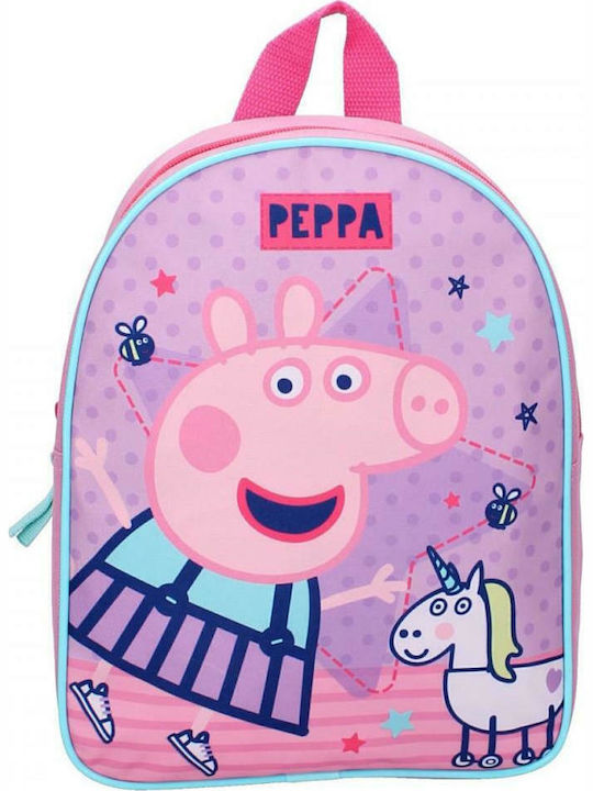 Peppa Pig Schulranzen Rucksack Kindergarten in Lila Farbe