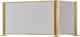 Zogometal mit 2 Blättern 91x38x52cm Oro Matt