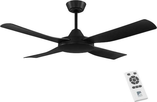 Eglo Bondi 1 Deckenventilator Deckenventilator 122cm Matt Schwarz