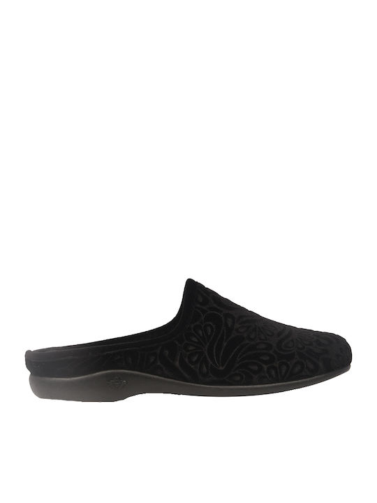 Dicas Women's Slipper In Black Colour