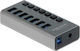 DeLock USB 3.0 Hub 7 Θυρών με σύνδεση USB-A & Θύρα Φόρτισης και Εξωτερική Παροχή Ρεύματος
