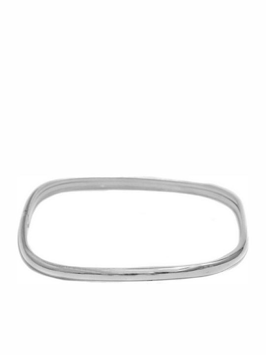 Silver bracelet handcuff bracelet women, Silver 925