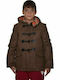 Kids Montgomery Coat Long Hooded Brown