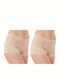 Miss Βαμβακερά Γυναικεία Boxer 2Pack Μπεζ