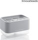 InnovaGoods Pushoap Dispenser Kitchen Plastic with Sponge Holder Gray 330ml