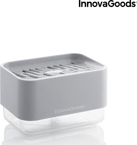 InnovaGoods Θήκη για Σφουγγάρι Πλαστική σε Γκρι Χρώμα Pushoap