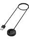 Tactical USB Charging Cable Φορτιστής για Huawei Watch 3/3 Pro Μαύρος