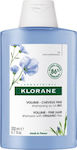 Klorane Linum Shampoos Volume for Fragile, Αντι-Θραύση Hair 200ml