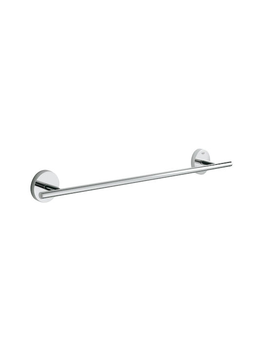 Grohe Baucosmopolitan Single Wall-Mounted Bathroom Rail ​52.2x52.2cm Silver