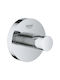 Grohe Essentials Single Wall-Mounted Bathroom Hook Chrome