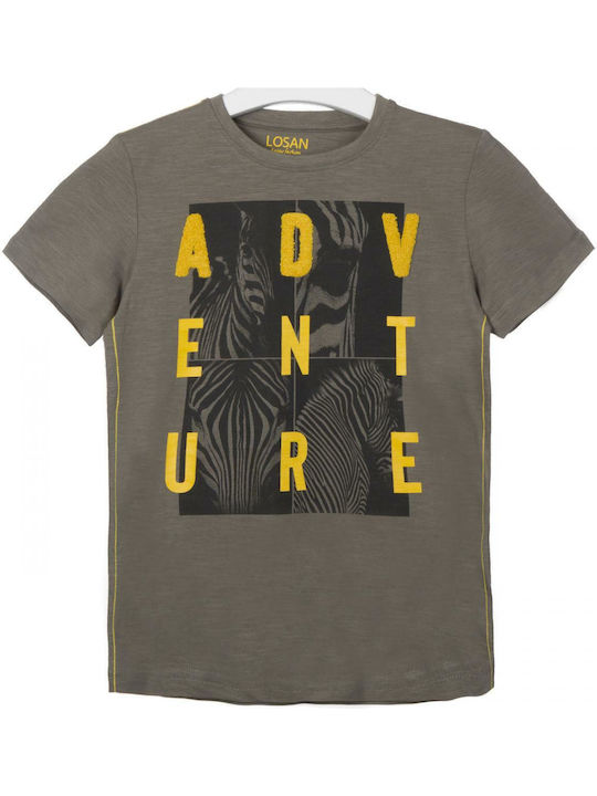 Kinderoberteile T-Shirts Khaki