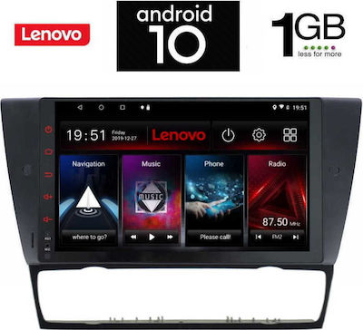 Lenovo Car-Audiosystem für BMW Serie 3 2005-2012 (Bluetooth/USB/AUX/WiFi/GPS) mit Touchscreen 9" IQ-AN X5713_GPS