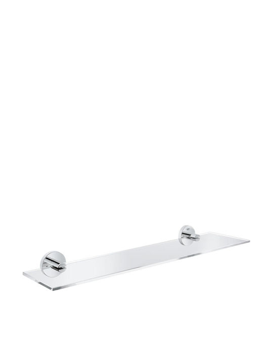 Grohe Essentials Стенен Рафт за баня Стъклен 53x14.5x5.4см Бяла