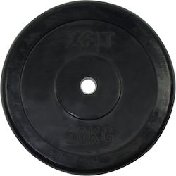 X-FIT 38201 Set of Plates Rubber 1 x 20kg Ø28mm