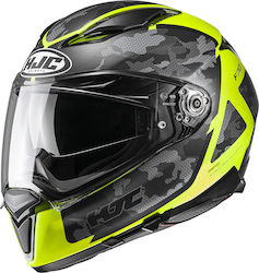 HJC F70 Katra MC3HSF Full Face Helmet with Pinlock and Sun Visor ECE 22.05 KR4259