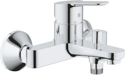 Grohe BauEdge Mixing Bathtub Shower Faucet Silver