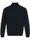 Gabba Herren Langarm-Pullover Rollkragen Schwarz