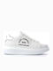 Karl Lagerfeld Damen Flatforms Sneakers Weiß