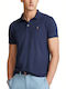 Polo Short Sleeve Navy Blouse