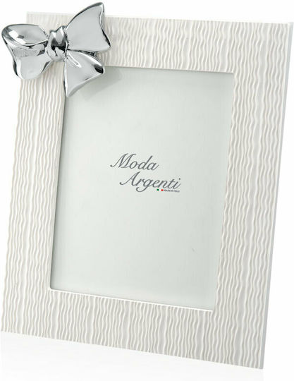 Moda Argenti White Silver Photo Frame 13x18