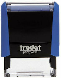 Trodat Printy 4911 Rectangular Self-Inking Text Stamp with Black Ink